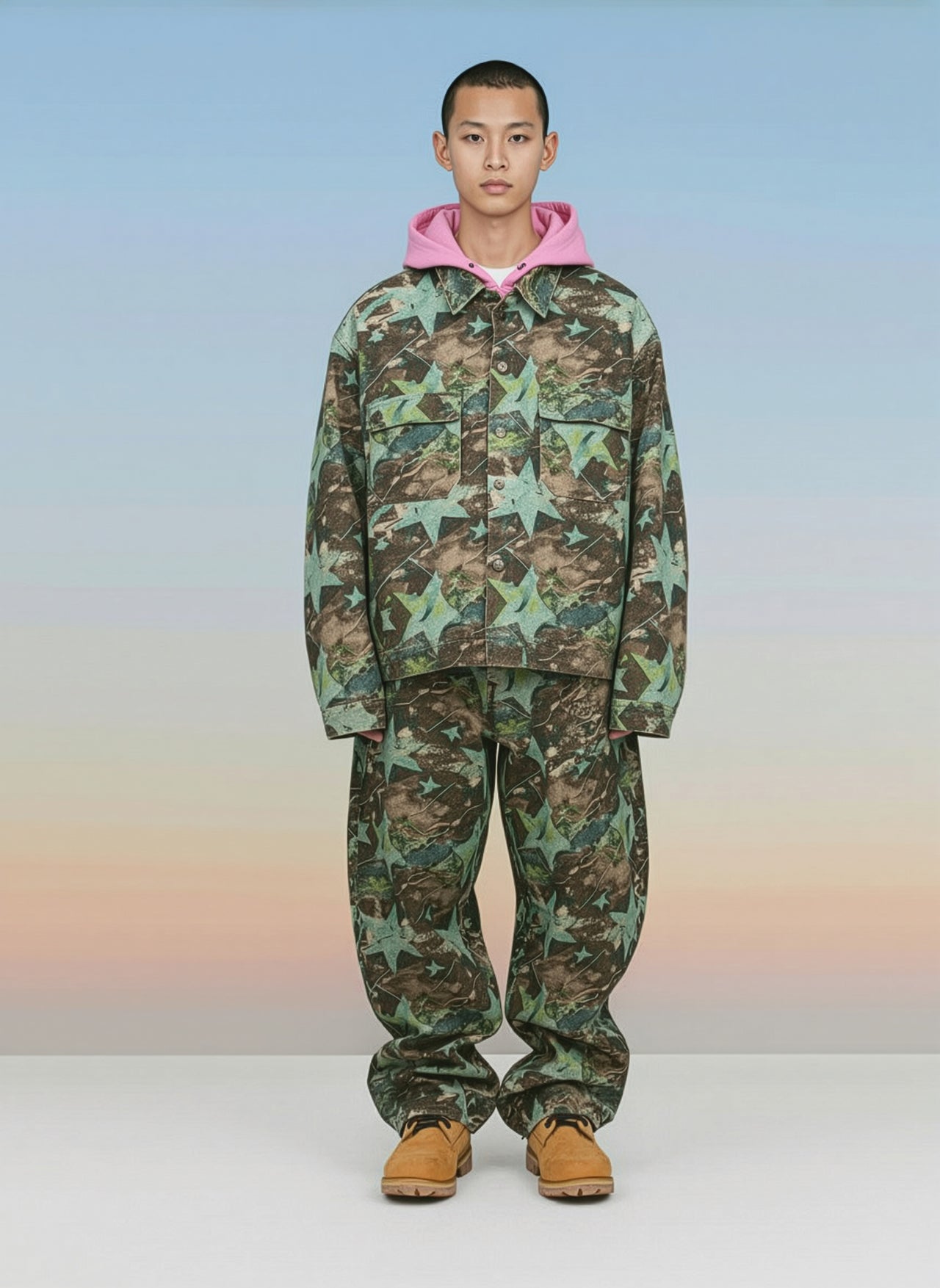 FADED STARS DENIM JACKET