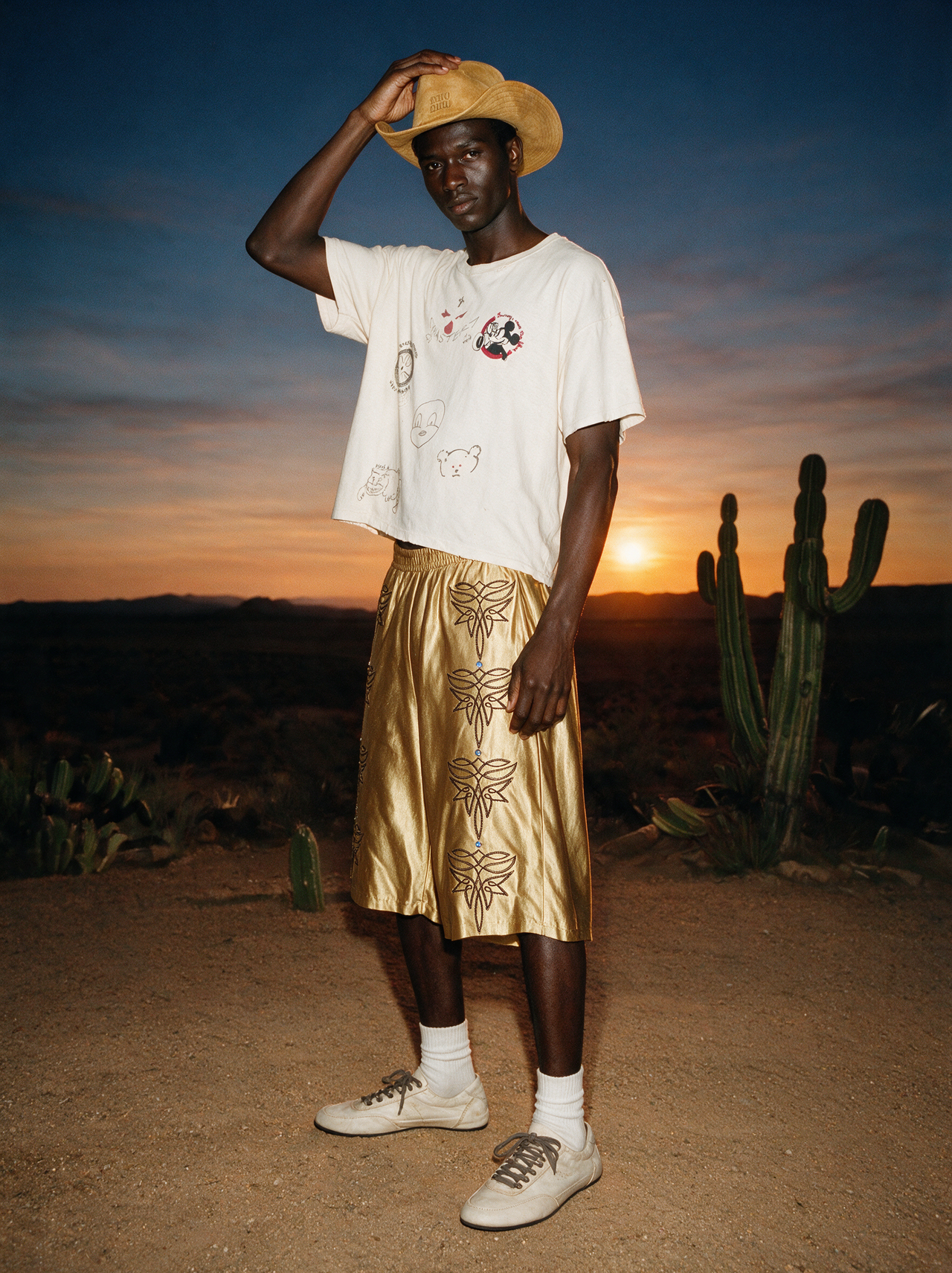 WESTERN 3/4 SHORTS