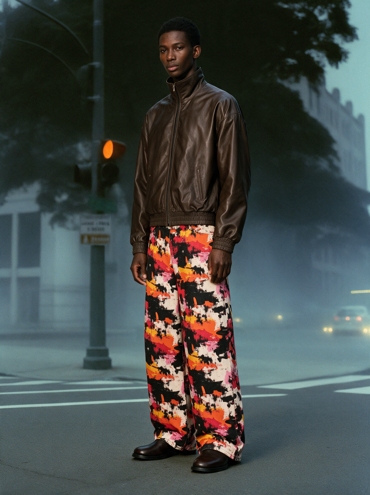 TROPICAL CAMO DENIM