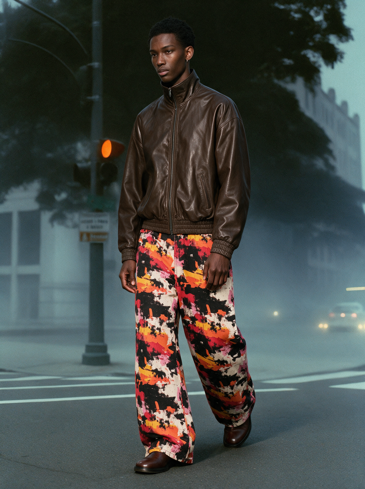 TROPICAL CAMO DENIM