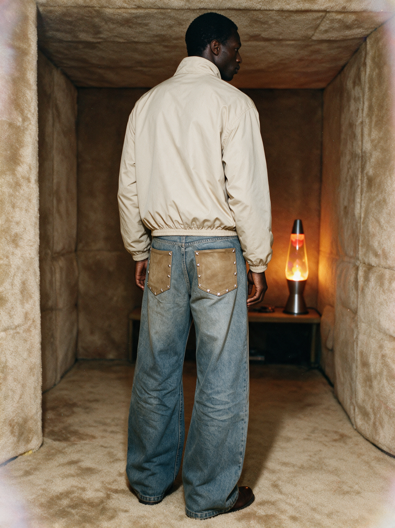 SUEDE POCKET DENIM